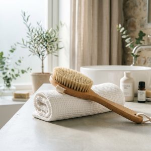 Brosse de Massage Lymphatique en Poils de Tampico